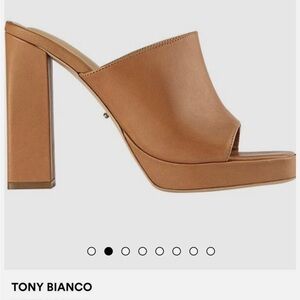 Tony Bianco Daytona Tan Mules